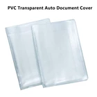 Прозрачная ПВХ-пленка для обложки автомобильных документов, Защитная пленка для водительских прав, Сумка для документов