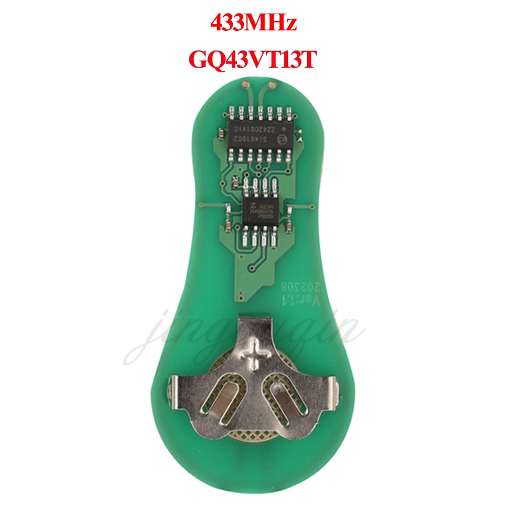 Пульт дистанционного управления Jingyuqin, без ключа, только печатная плата GQ43VT9T/13T/17T 315/433 МГц для Jeep Dodge Durango Chrysler 300M Concord 2001-2004 3/4BTNS