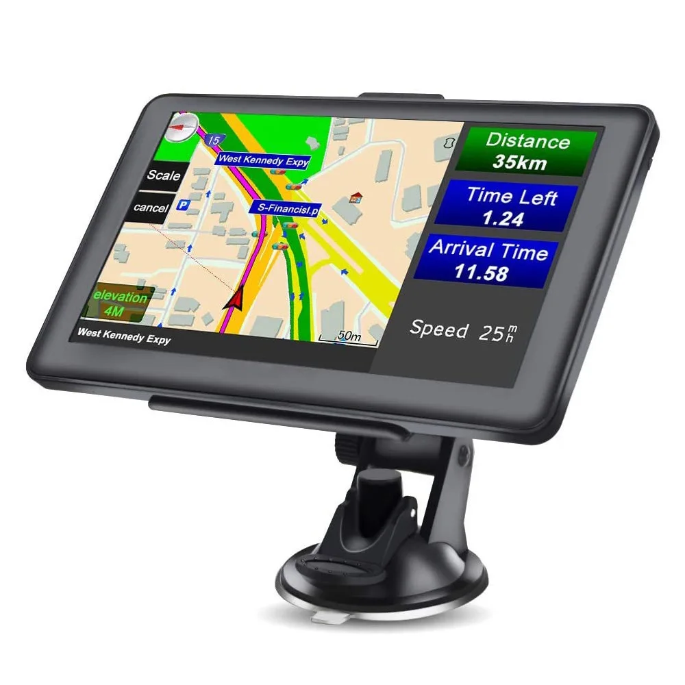 5 Inch GPS Navigation Screen With BT For Car Voice Reminding Vehicle GPS Navigation Video Car GPS Navigator Newest Map