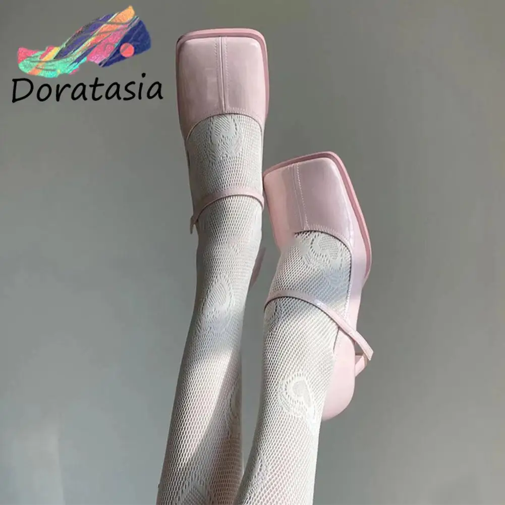 

DORATASIA Brand Women's Pumps High Heels Hook Loop Platform Shoes Elegant Trendy Design Wedding Dress Woman's Shoes Casual Sexy