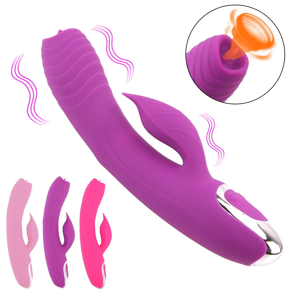 

Female Masturbation Double Motor Tongue Licking Sex Toys For Women Dildo AV Vibrator Nipple G Spot Clitoris Vagina Stimulate