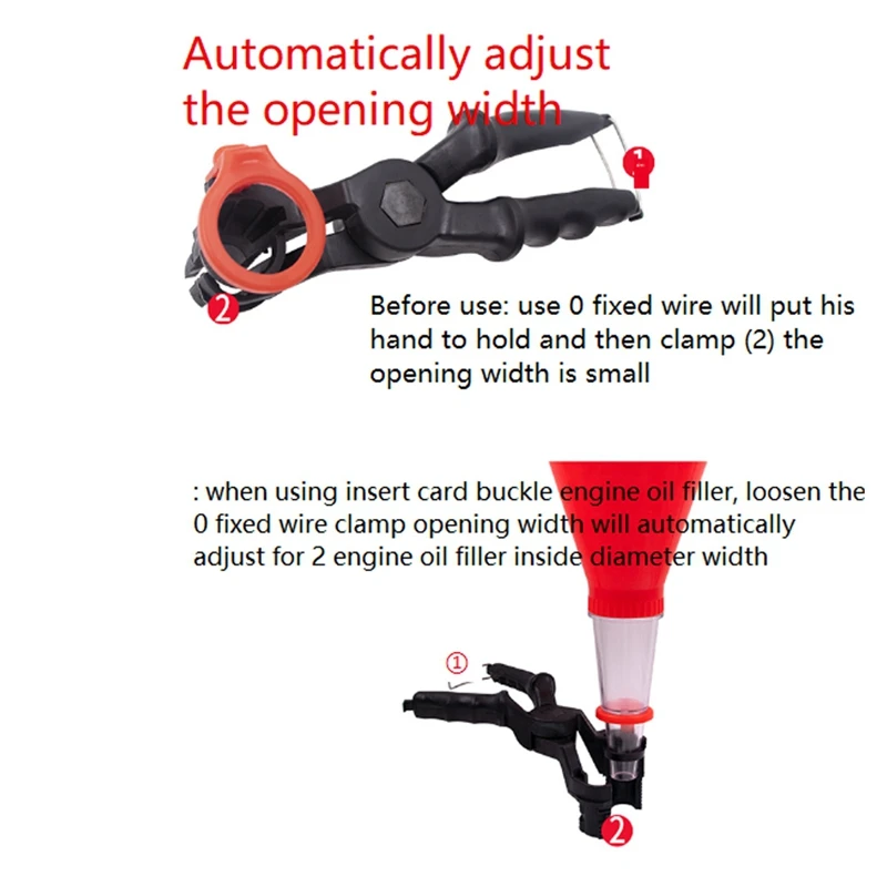 Набор для заправки масла Newengine универсальная масляная воронка с зажимом