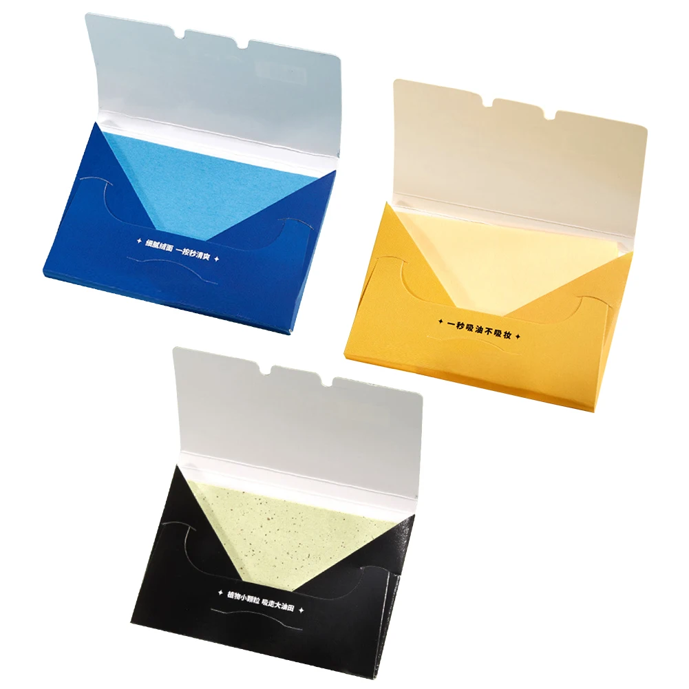

Face Oil Absorbent Control Sheets Flexible Blotting Paper Wipes Face Oil Control Makeup Anti-tear Face Blotting