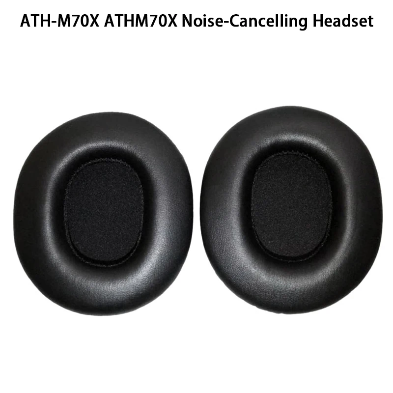 

1 Pair Replacement Ear Pads Cushions Headband Kit ATH-M70X M70 Ear Pads Headphone Earpads Cushion Cover