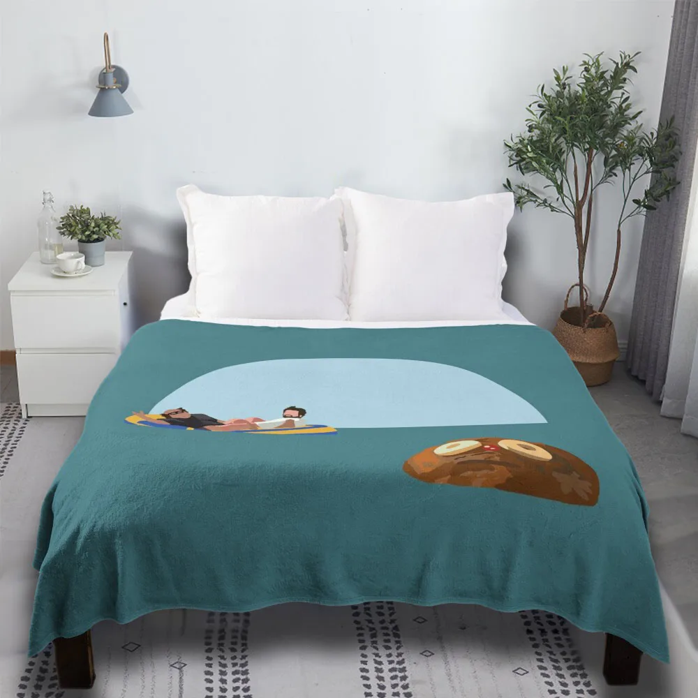 

Rum Ham Cotton For Travel Asian Bedding Fleece Checkered Throw Blanket