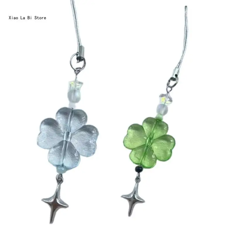 Модный брелок-брелок Krychain с подвеской в ​​виде цветочного телефона для девочек