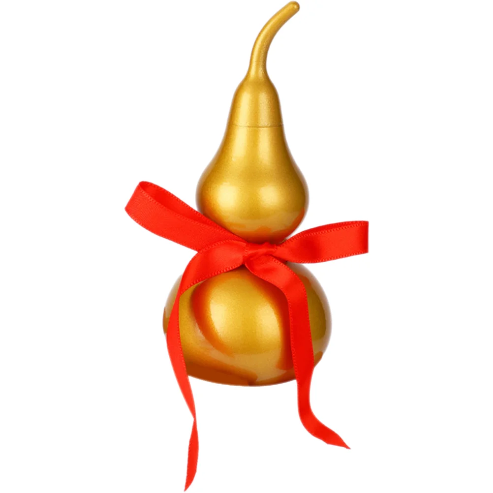 

Gourd Chinese Figurine Calabash Statue Brass Tumbler Wu Lou Ornament Wealth Toys Mini Cucurbit Figure Decoration Decorative