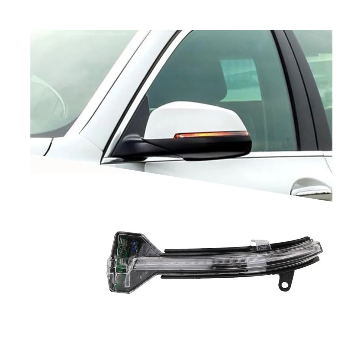 

Car Side Rearview Mirror Turn Signal Light 63137308535 63137308536 for BMW 5 6 7 Series F10 F11 F18 F07 F06 F12 F01