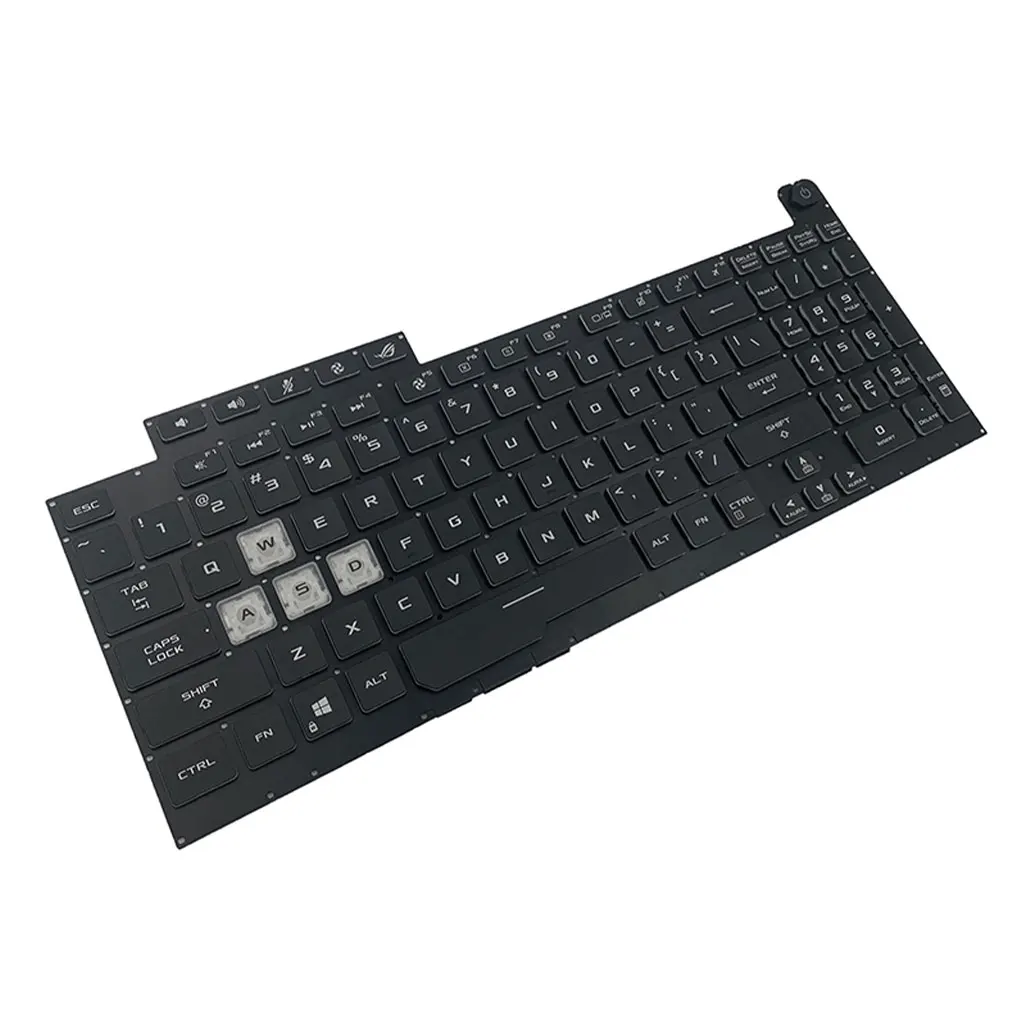 

Notebook RGB Backlit Keyboard Backlight Input Device Fluent Typing Replacement for ASUS ROG Strix G731 Laptops