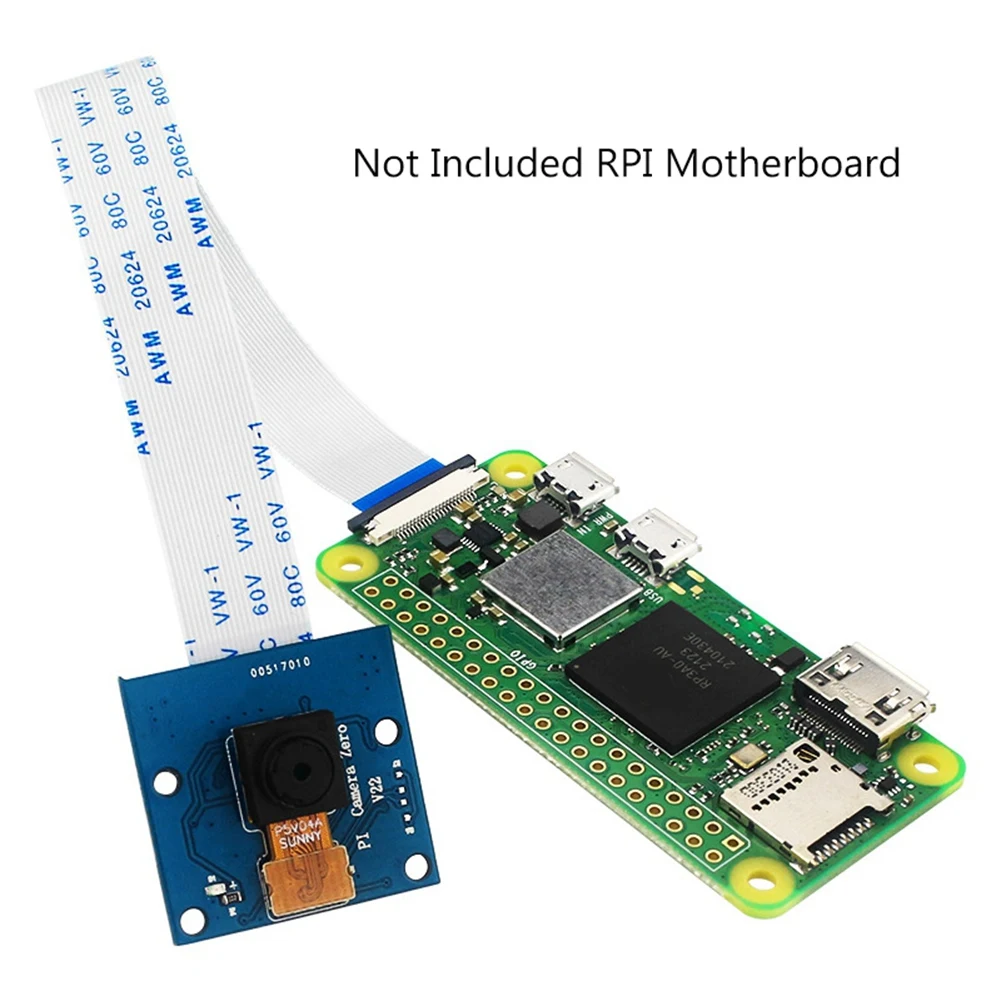 Для камеры Raspberry Pi Zero 2 Вт 5 Мп RPI + чип FFC Ov5647 15 см для модуль