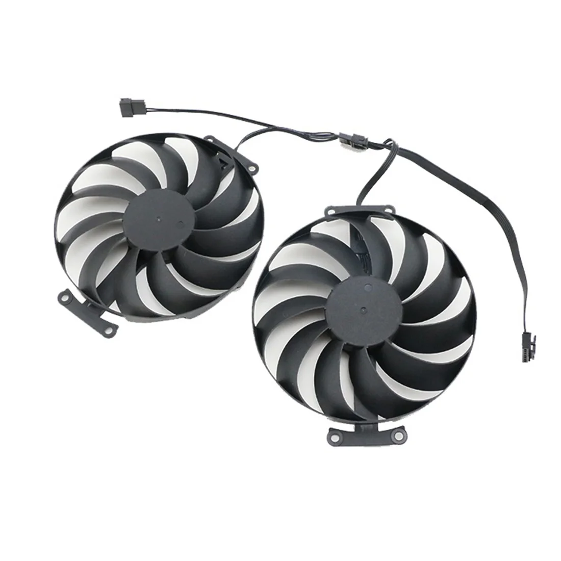 

1Pair 95mm T129215SU 12V 0.5A 6Pin RTX3070 3060Ti Graphic Card Cooler Fans for ASUS GeForce RTX 3060 Ti 3070 DUAL OC