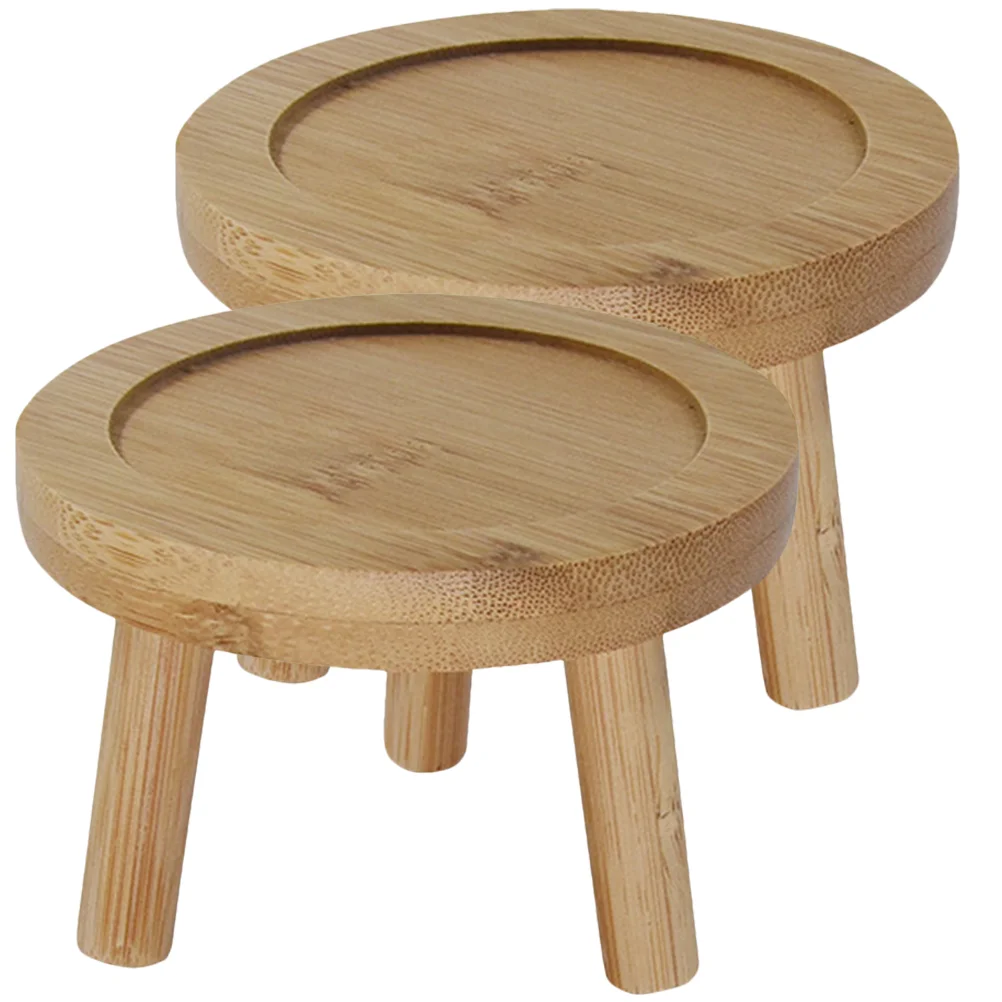 

2 Pcs Planters Indoor Plants Terra Cotta Saucer Flower Pot Support Riser Holder Indoor Stand Potted Flower Holder