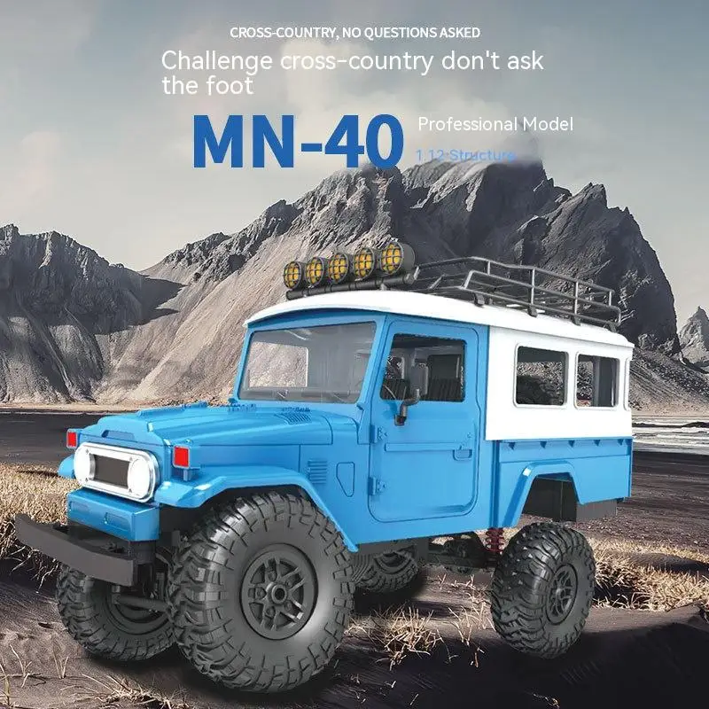 Автомобиль с дистанционным управлением Mangniu Mn40, имитация металлического восхождения по бездорожью, модель автомобиля с дистанционным управлением, Модифицированная Игрушечная машина «сделай сам»