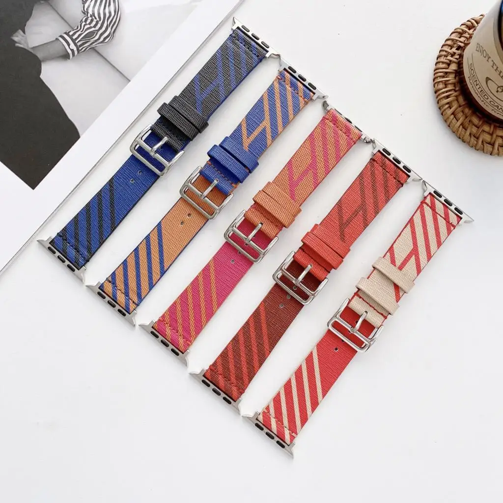 

Jumping Single Tour Band for Apple Watch Strap 44mm 40mm genuine leather iWatch Band 38mm 42mm sport design swimproof Bracelet