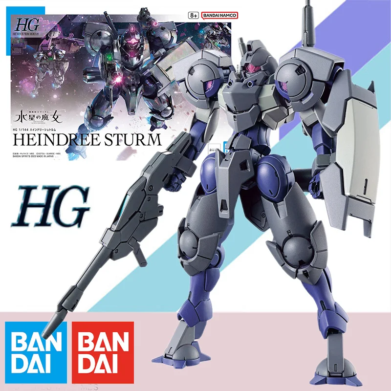 

Bandai Original HG 1/144 GUNDAM Anime Model The Witch From Mercury HEINDREE STURM Action Figure Assembly Model Robot Toy Gift