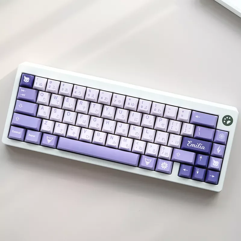 

1 Set GMK Frost Witch Keycaps PBT Dye Subbed Key Caps Cherry Profile Keycap With With ISO Enter 6U 6.5U 7U Spacebar