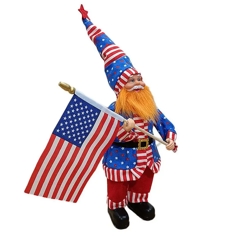 

Патриотический Дядюшка Сэм украшения 4 июля дядюшка Sam оформление для подарка Счастливая кукла для дома