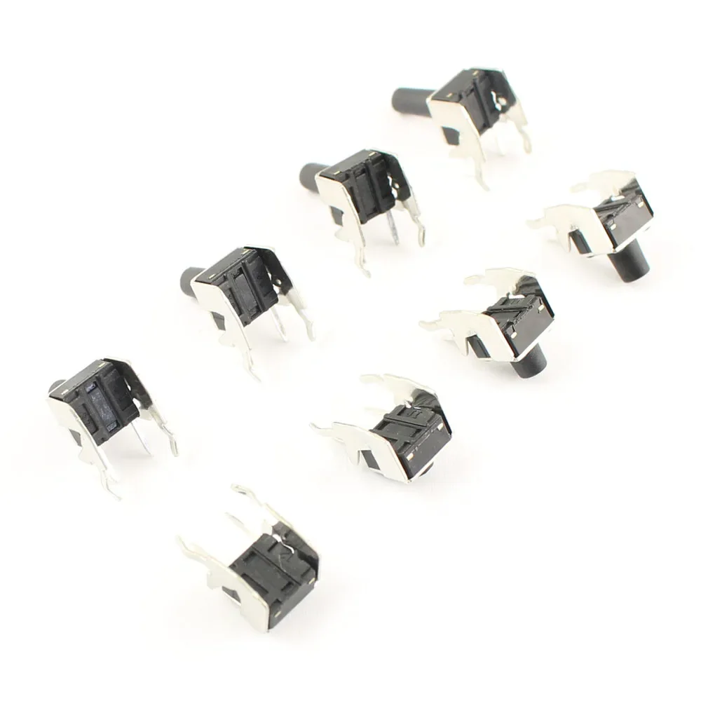 Микропереключатель 6x6x4 1000 шт. 3/5/6/7/8/8.5/9/10/11/12 мм Мгновенный стент тактильная Кнопка