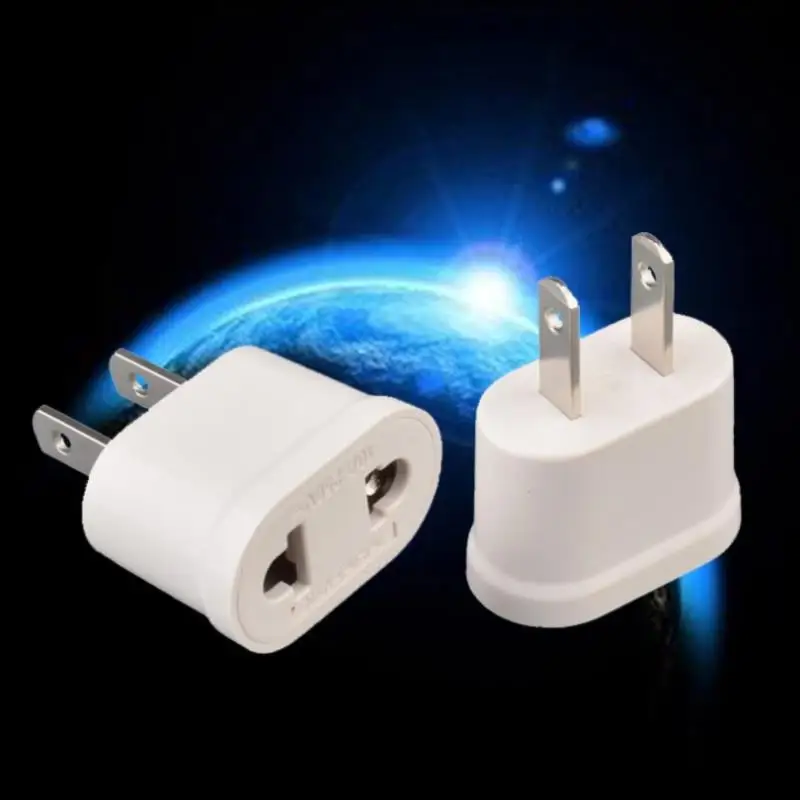 Universal US To EU American Travel Adapter 2 pin Plug Power adapter Converter Electrical Charger Socket Outlet Standard WN-20A images - 6
