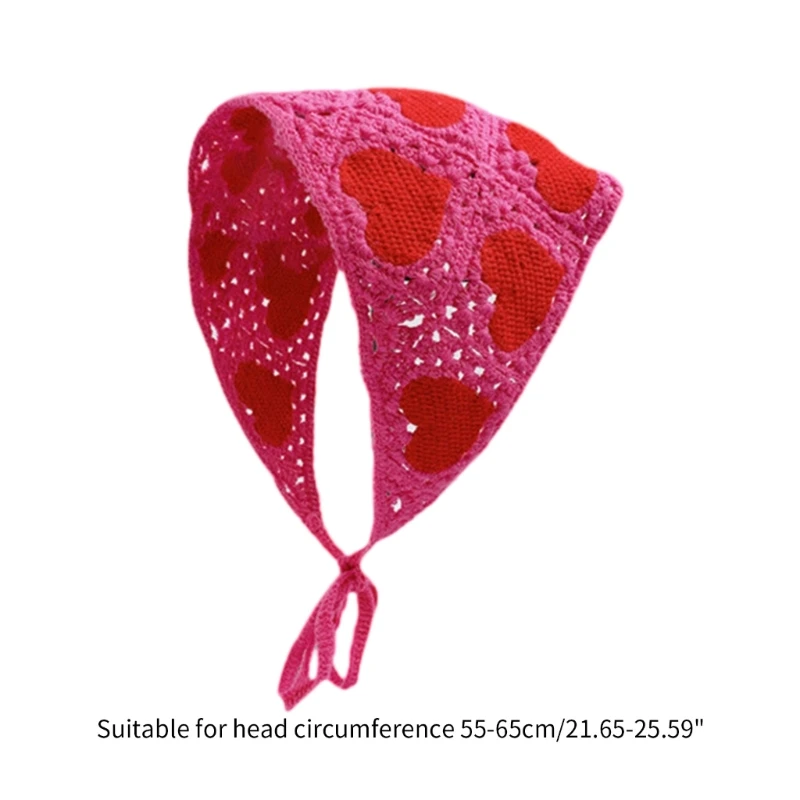 Летняя солнцезащитная вязаная повязка для волос ручной работы тюрбан с милой