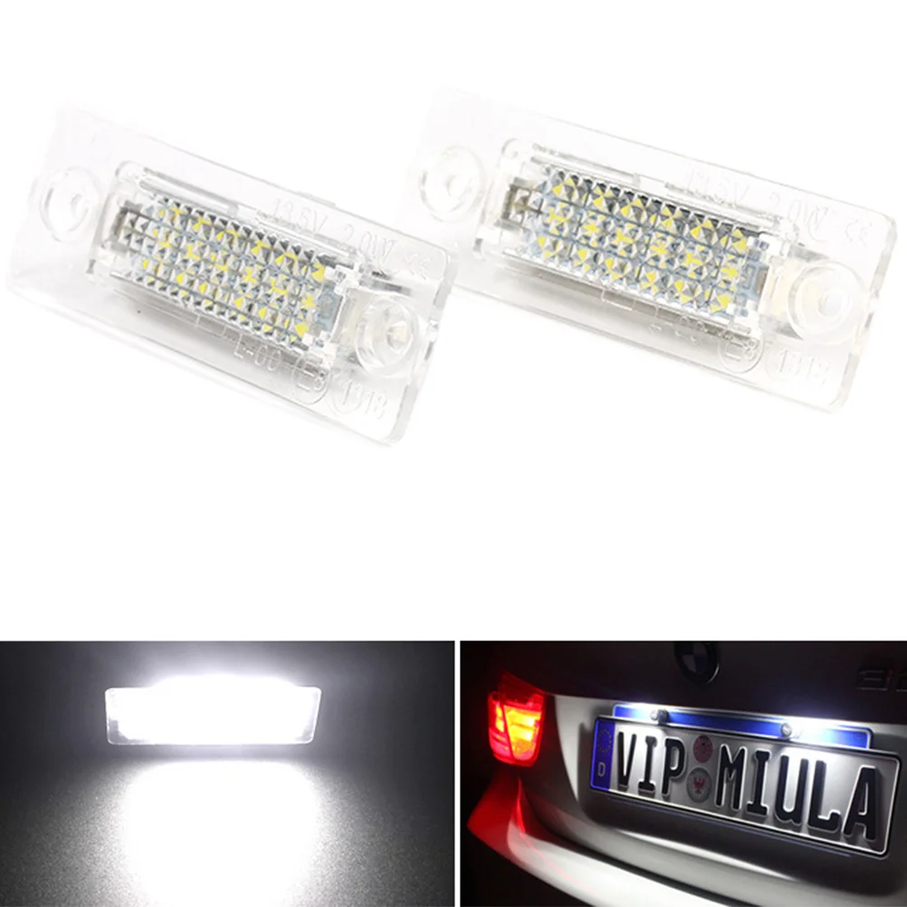 

2Pcs LED License Plate Light Lamp for Caddy Touran and Others