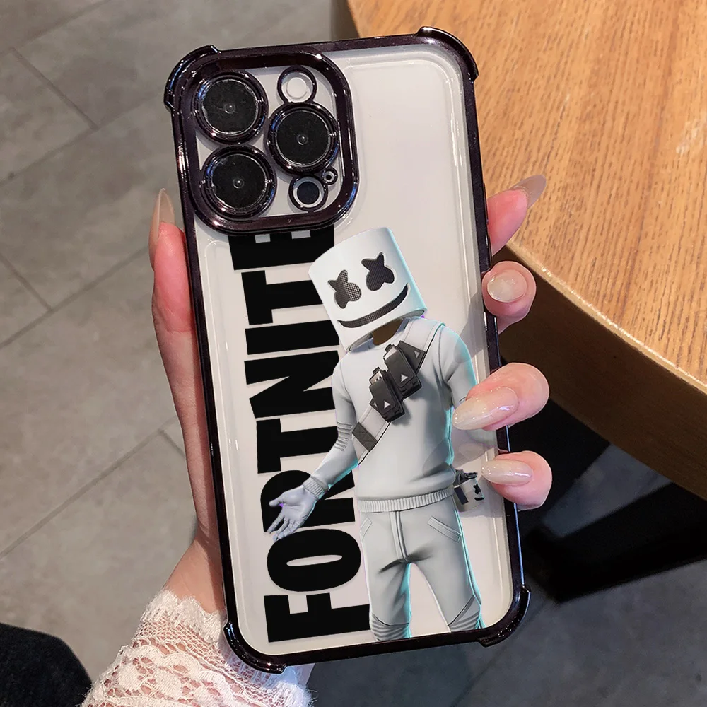 Фото Горячая новинка: Чехол для телефона Game Hot F-Fortnites Plating для Samsung A37 A57 A07 A36 A16 A35 A55 A25 A26 A05s A15 A54 A34 A24 A14 A05 A04 4G 5G №5