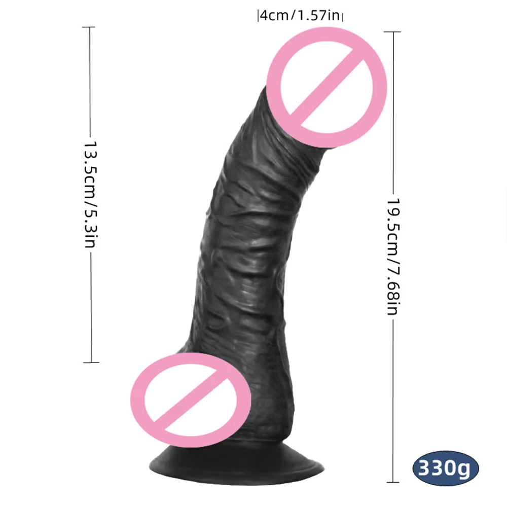 Реалистичный фаллоимитатор из черной кожи для мужчин фаллоимитатор член искусственный пенис гениталии секс-игрушка для женщин женская мас...