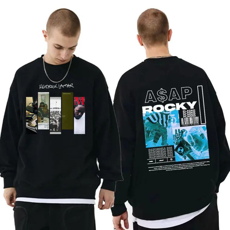 

Hip Hop Rapper Kendrick Lamar Good Kid Pullover Awesome Asap Rocky Print Pullovers Men Women Harajuku Cotton Street Sweatshirt