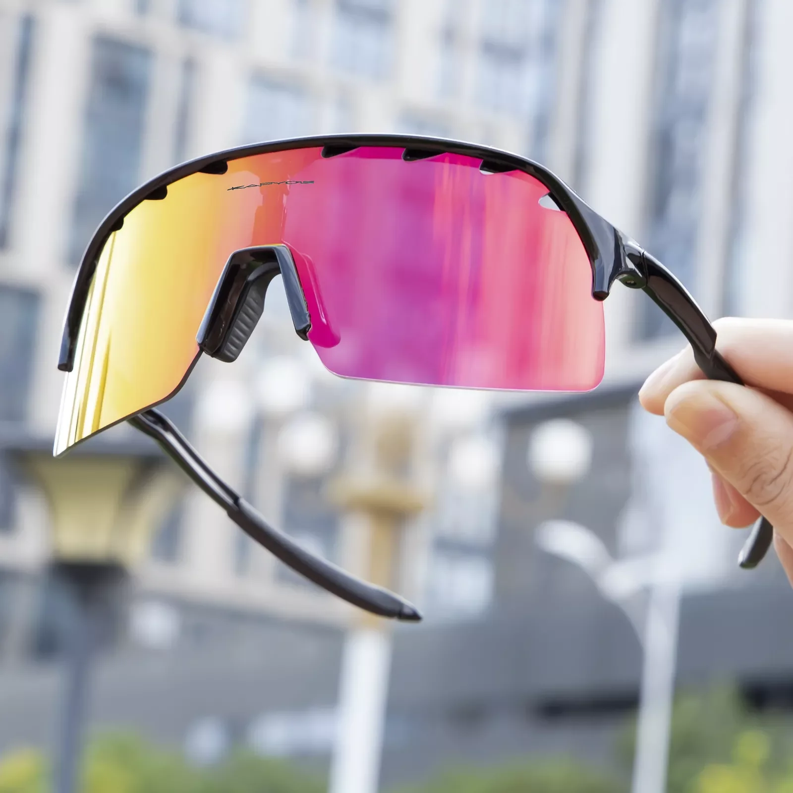 

new ski mask skiing glasses snow snowboard men googles women sport sunglasses anti-fogSki evewear 1lens