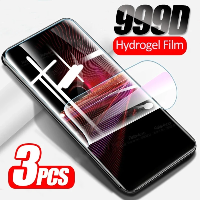 

3Pcs Hydrogel Film For HTC U11 U12 Plus Life Eyes U19e U Ultra Play Screen Protector Protective Film For HTC 10 EVO One A9 A9S