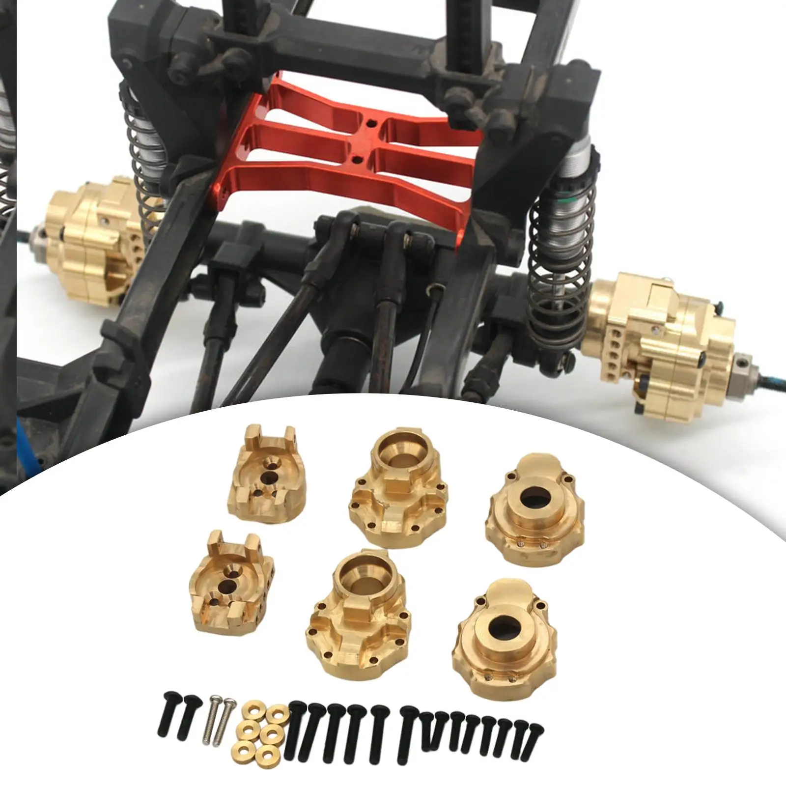 

RC Metal Counter Weight Set Replacement Heavy C Mount for TRX4 RC Crawler