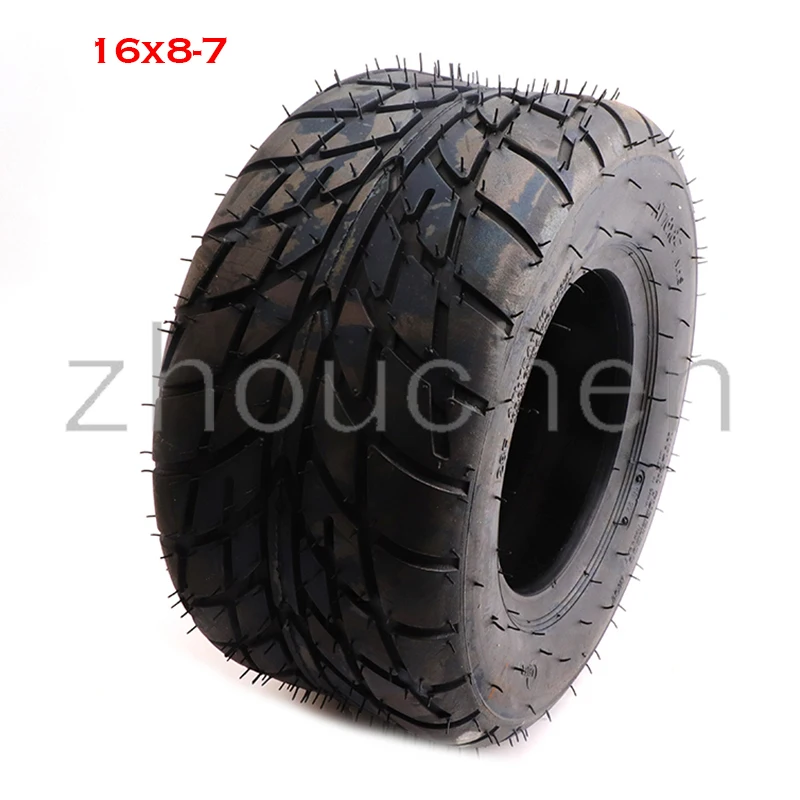 16X8-7(200/55-7) Kart Auto Parts 7 inch ATV Tires 16X8-7 16 * 8-7 Highway Tire Wear-resistant Wheel Tires