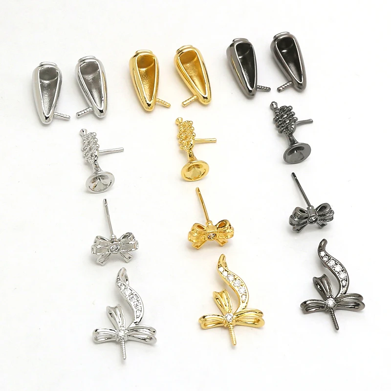 

2 шт., медные булавки для ушей кролика