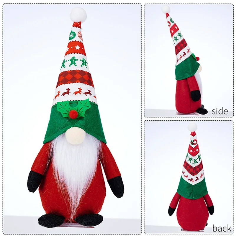 Cartoon Christmas Faceless Doll Doll For Men Cute Creative Plush Velvet Toy Toddler Boy Girl Decoration Birthday Gift images - 6