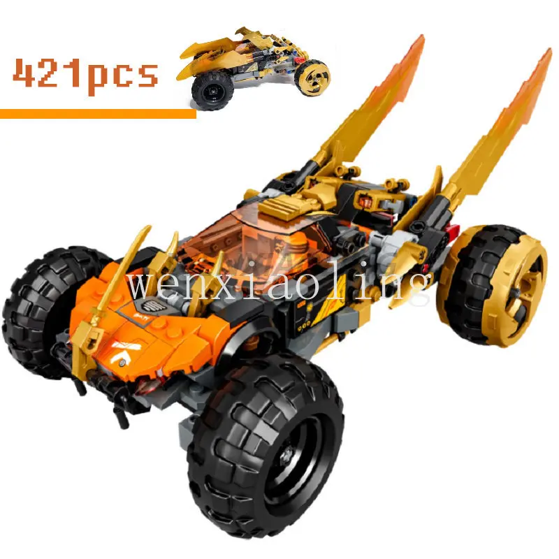 

New 2022 421PCS Tank Brick Model Dragon Warrior Fighting Vehicle Bricks Compatible with 71769 Kids Kids Gift Toys
