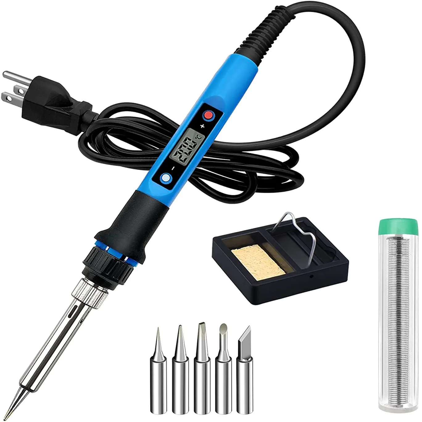 

80 w with LED display and cooled soldering iron suit household soldering electronic maintenance tools