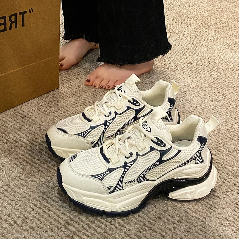 Mr Co Sneakers Spring New Tide Fashion Students Ultra Light Fire Restoring Ancient Ways Breathable Comfortable Running Shoes