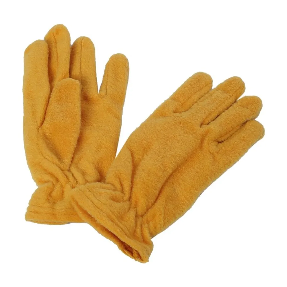 

Дамские флисовые перчатки Dorlie горчичного цвета