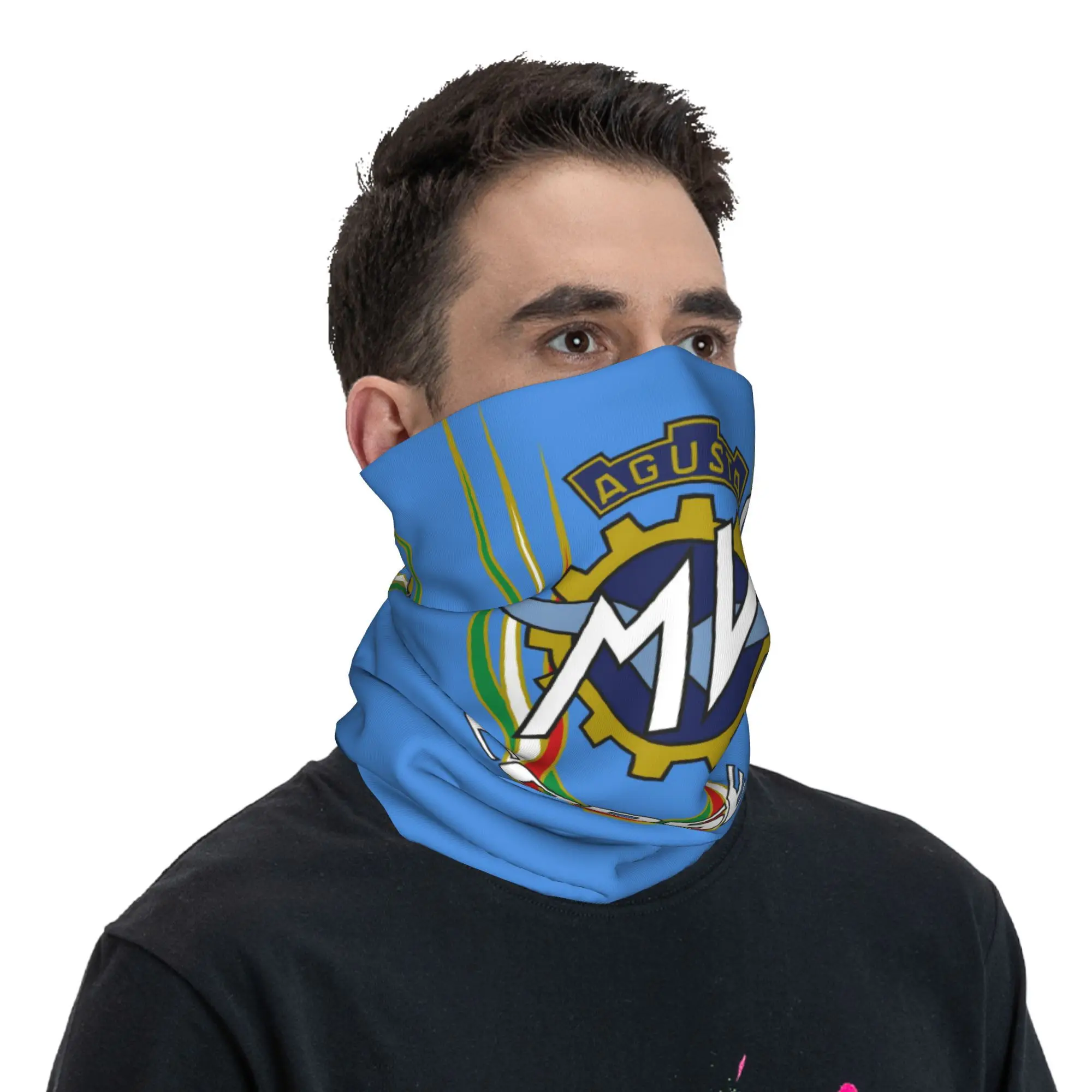 Пользовательские мотогонки итальянская бандана MV AGUSTA зимняя теплая повязка на
