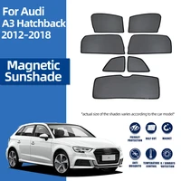 for audi a3 sportback 8v 2012 2020 front windshield car sunshade shield rear side window sun shade visor magnetic frame curtain