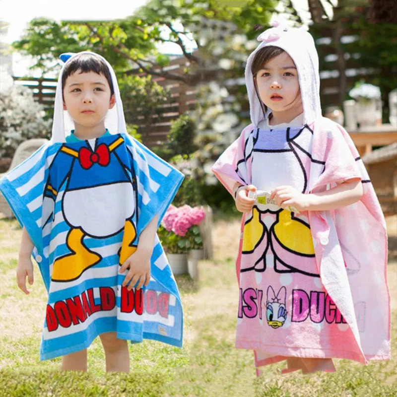 

Disney Kids Cartoon Mickey Minnie Bath Towel Baby Boy Cars Girl BeachTowel Cape Towel Gift 60X120cm