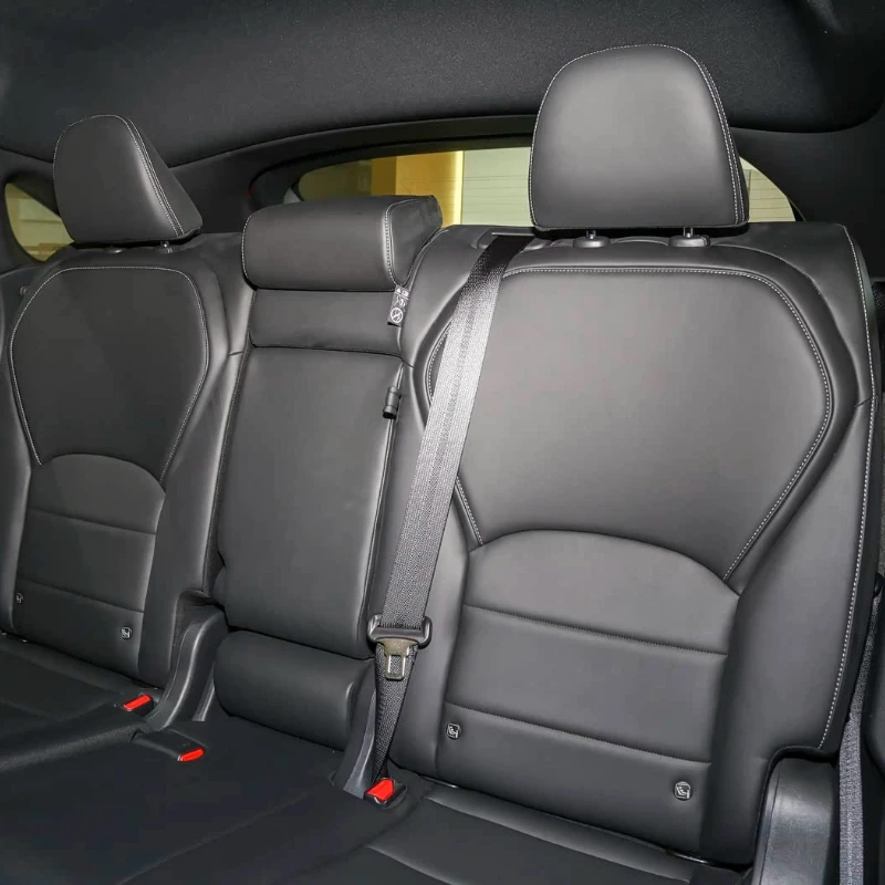 Фото Чехлы на 5 сидений для Infiniti QX55 2022, полный комплект, из веганской кожи, на заказ, защитные аксессуары №3
