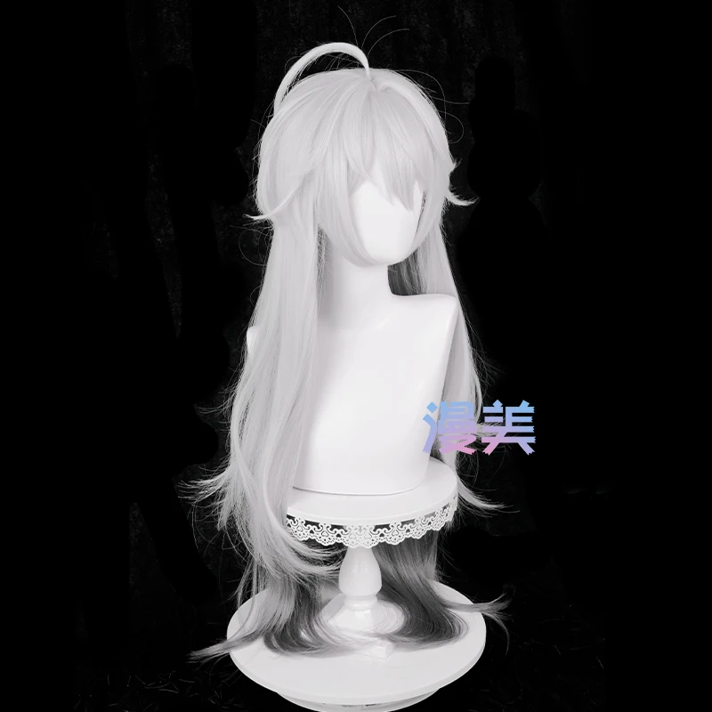 Игра Arknights Lappland The Decadenza парик для косплея волосы белый с длинными волосами