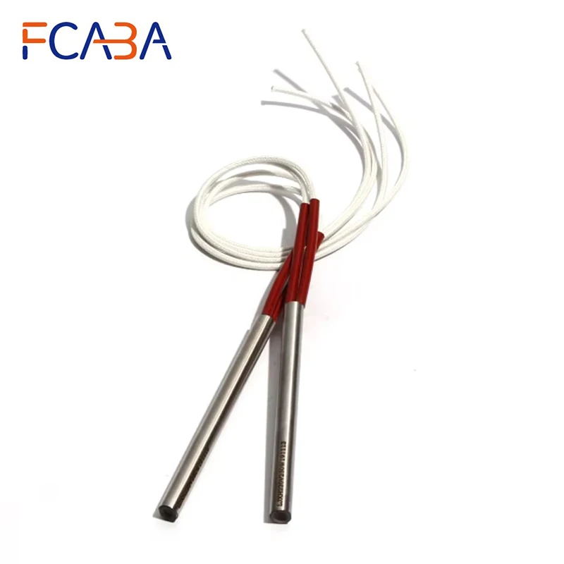 

2 шт., диаметр 6 мм, длина 320 ~ 360 мм, односторонний нагреватель высокой плотности 304SS 110/220/380 В, 600/640/650/660/670 Вт, электрическая форма для нагрева