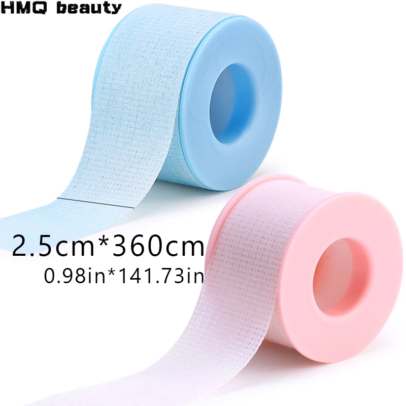 Pink breathable easy to tear Medical Tape eye Paper Under Patches Eyelash Extension Supply Eyelash Extension Tape