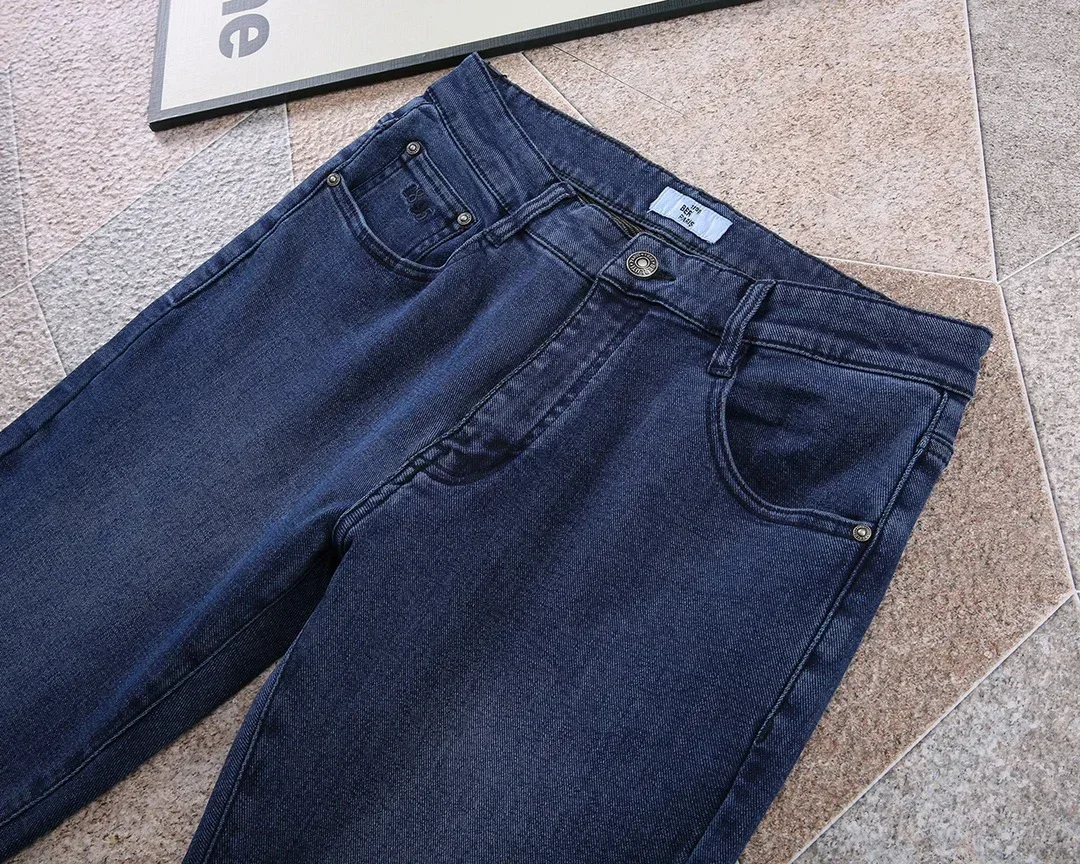 BLLIYOSS 1895 Джинсы мужские 2024 осень-зима новые удобные повседневные эластичные