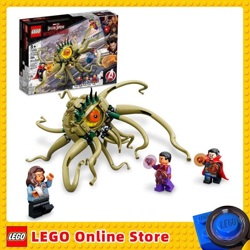

LEGO Marvel Gargantos Showdown 76205 Monster Building Kit with Doctor Strange, Wong and America Chavez for Ages 8+ (264 Pieces)