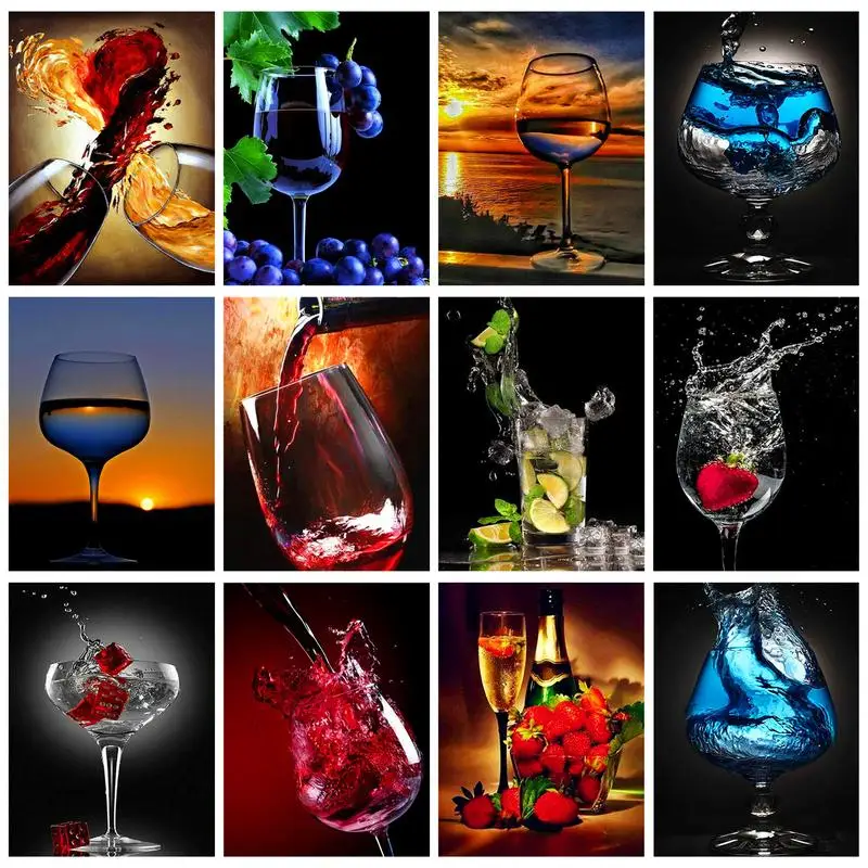 

RUOPOTY Diy Diamond Painting Cup Landscape Diamond Embroidery Sale Full Round/Square Picture Rhinestone Mosaic Decor Home