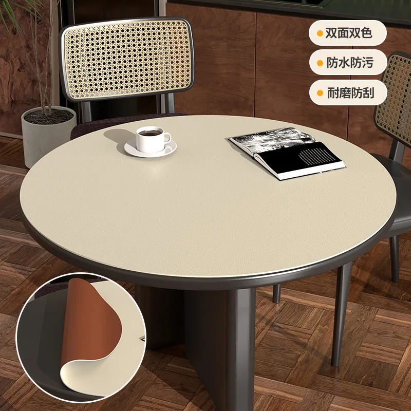 

Круглая водонепроницаемая скатерть из ПВХ