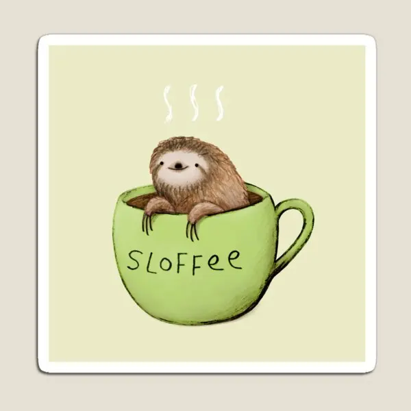 

Sloffee Magnet Kids Decor Funny Refrigerator Home Toy Magnetic Stickers Baby Children Colorful for Fridge Organizer Holder